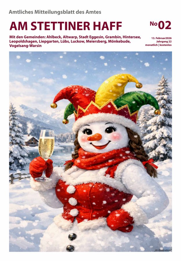 Am Stettiner Haff Titelblatt 02/2026