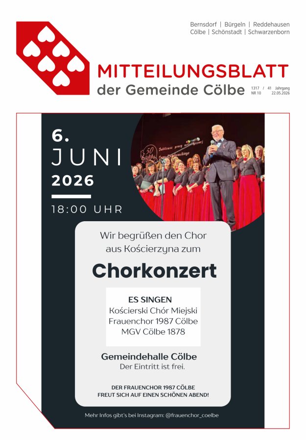 Cölbe Titelblatt 10/2026