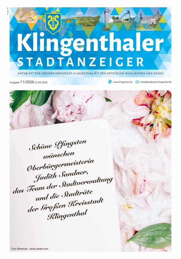 Klingenthaler Stadtanzeiger  Titelblatt 11/2026