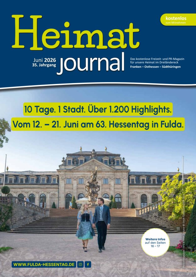 "Heimatjournal" im Dreiländereck Franken-Osthessen-Südthüringen Titelblatt 05/2026