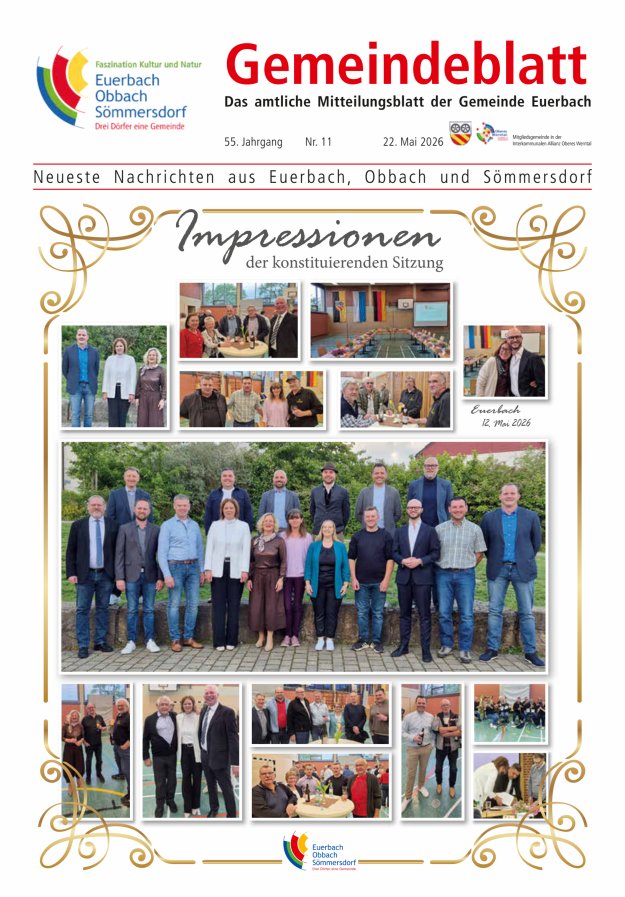 Gemeindeblatt der Gemeinde Euerbach Titelblatt 11/2026