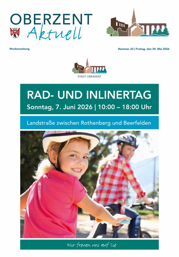 Oberzent aktuell Titelblatt 22/2026