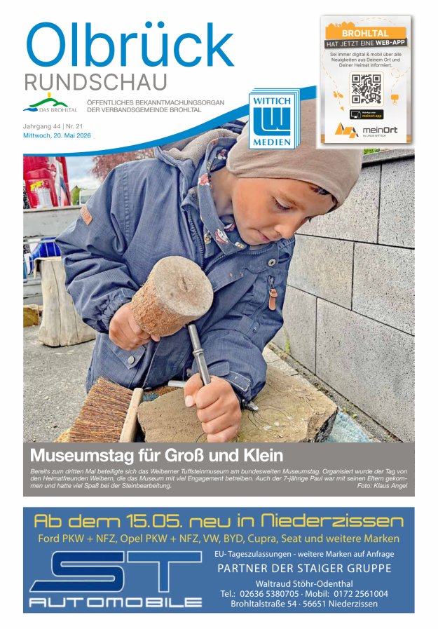 Olbrück Rundschau Titelblatt 21/2026