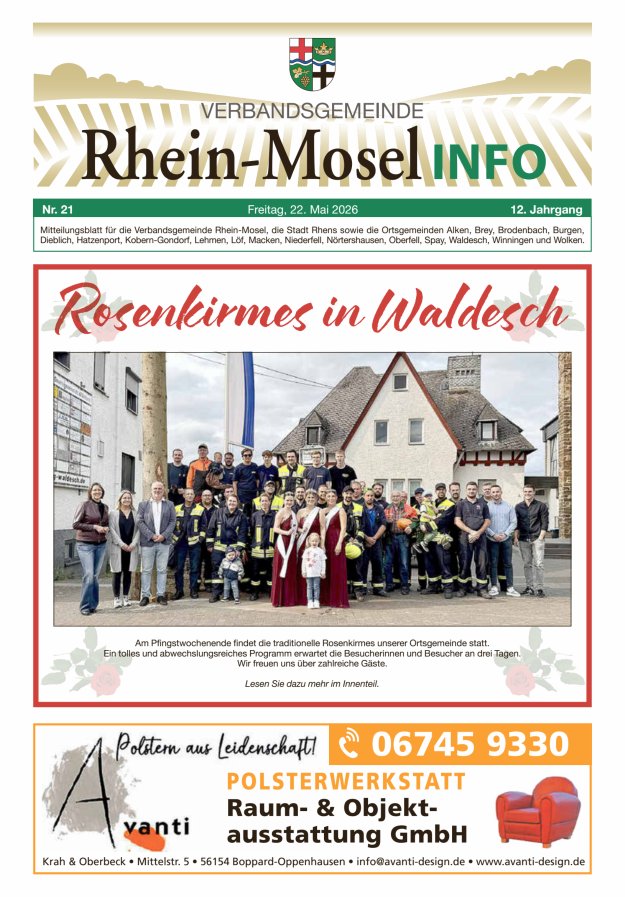 Rhein-Mosel Info Titelblatt 21/2026