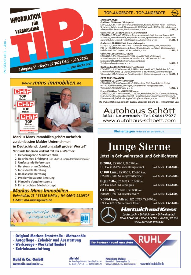 Tipp Vogelsberg Titelblatt 22/2026