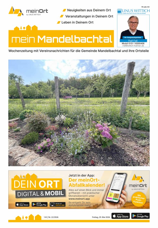 mein Mandelbachtal Titelblatt 22/2026