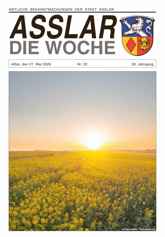 Asslar - Die Woche Titelblatt 22/2026