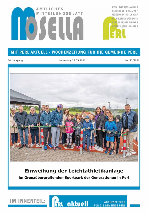 Mosella Perl Titelblatt 22/2026