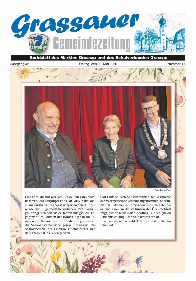 Grassauer Gemeindezeitung Titelblatt 11/2026
