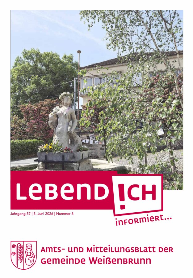 Weißenbrunner Mitteilungsblatt Titelblatt 08/2026