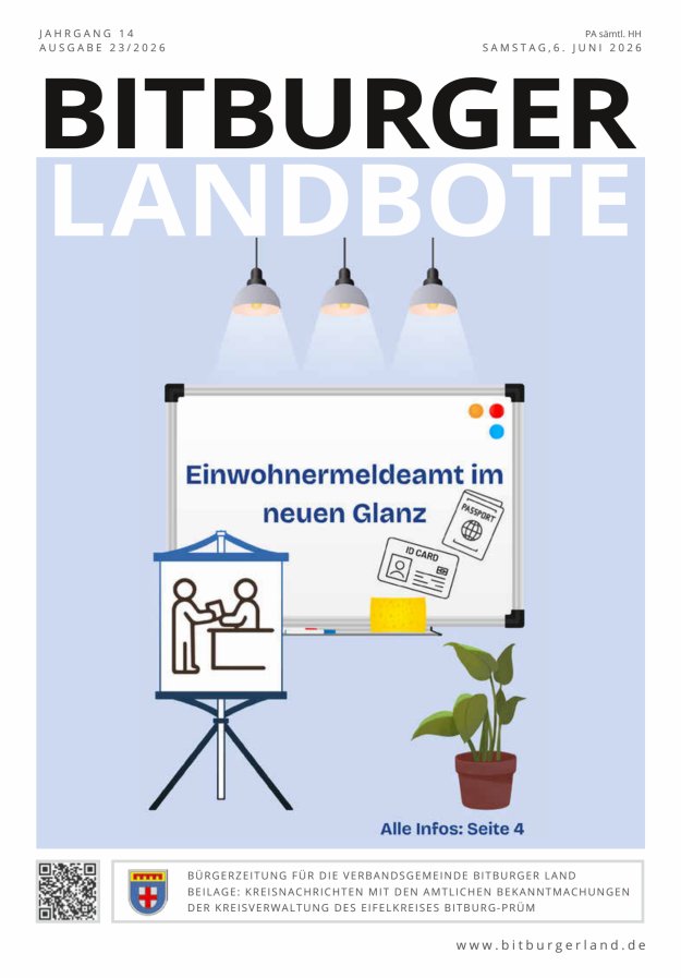 Bitburger Landbote Titelblatt 23/2026
