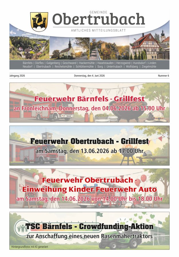 Obertrubach Titelblatt 06/2026