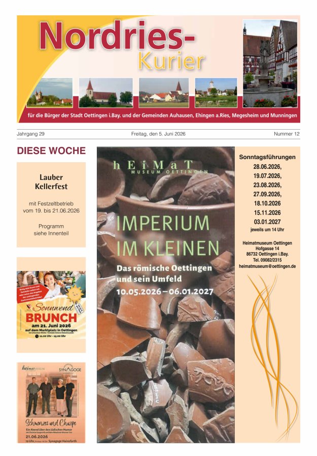 NordRies-Kurier Titelblatt 12/2026