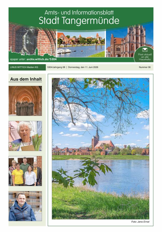 Tangermünde Titelblatt 06/2026