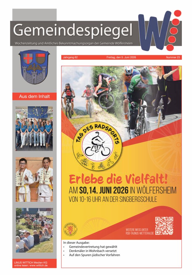 Der Gemeindespiegel Titelblatt 23/2026