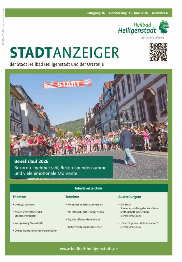 Heiligenstadt Anzeiger Titelblatt 06/2026