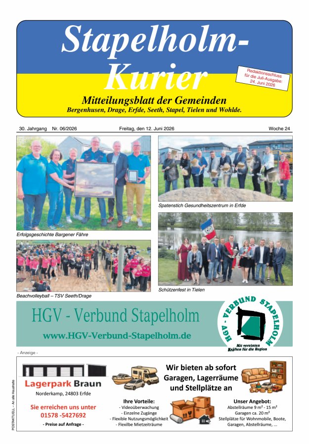 Stapelholm-Kurier Titelblatt 06/2026