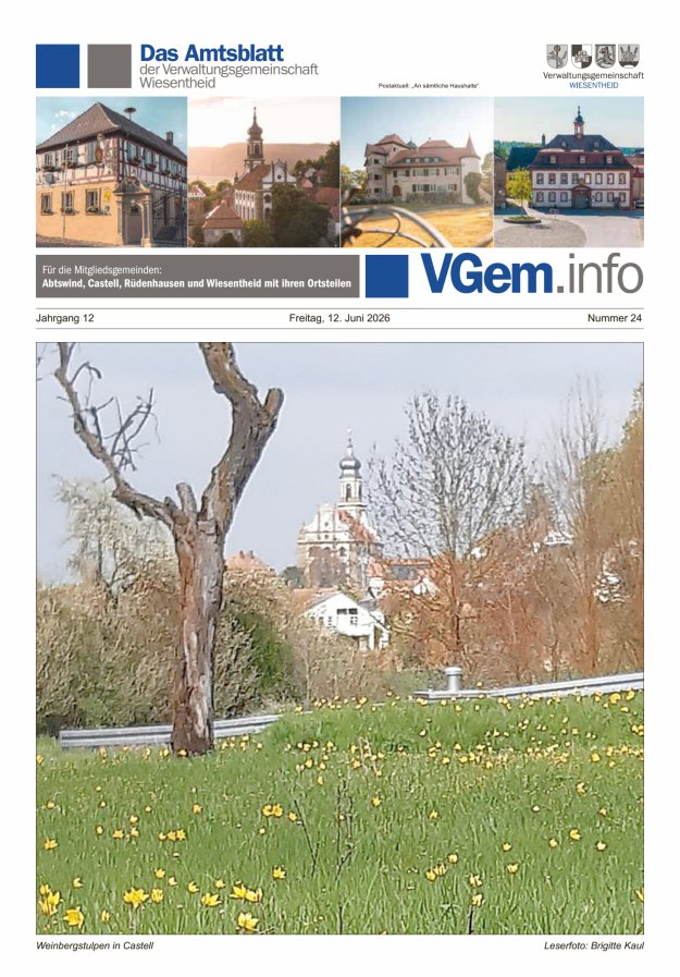 Wiesentheid Titelblatt 24/2026