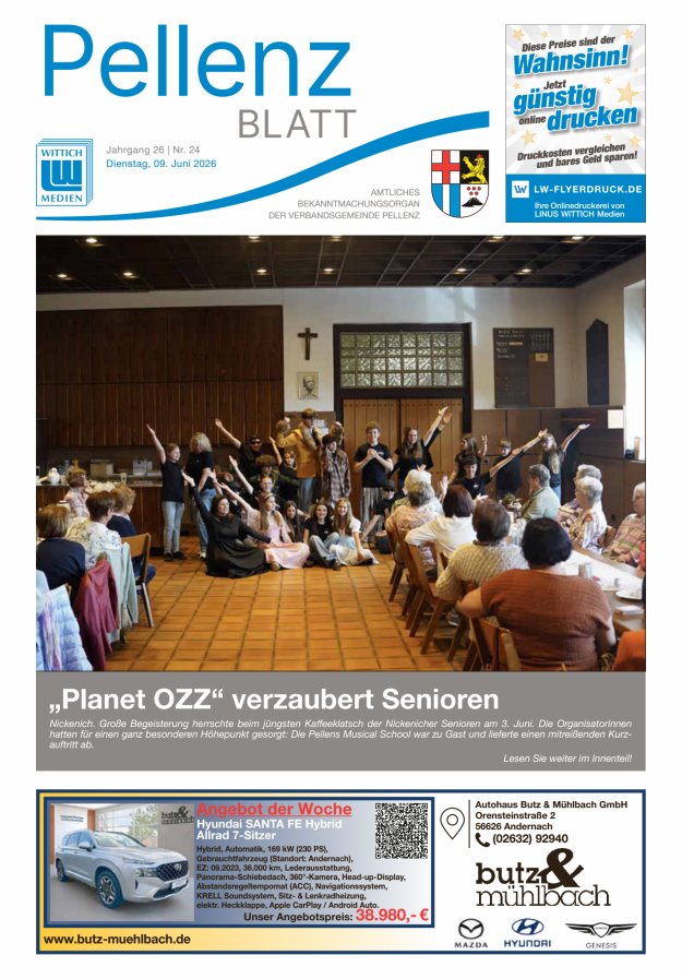 Pellenzblatt Titelblatt 24/2026