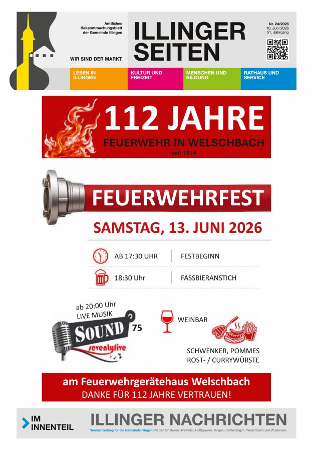 Illinger Seiten Titelblatt 24/2026