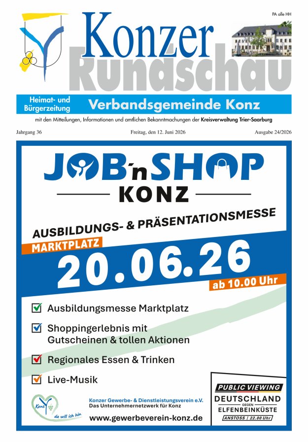 Konzer Rundschau Titelblatt 24/2026