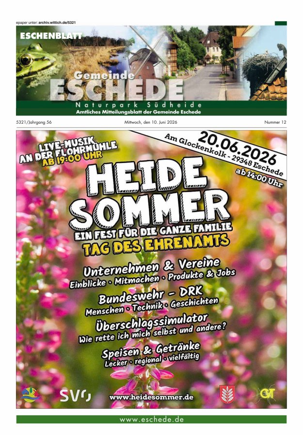 Eschenblatt Titelblatt 12/2026