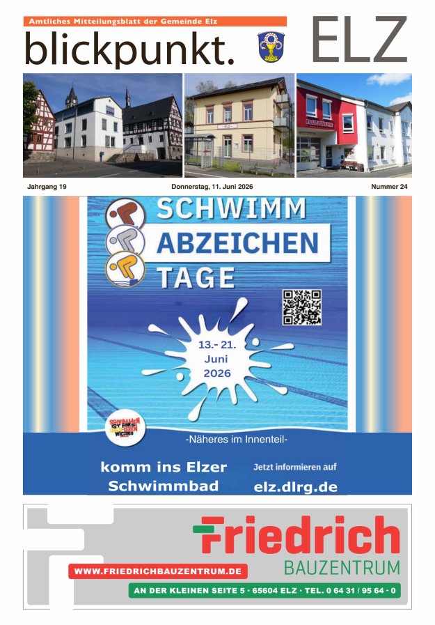 Blickpunkt Elz Titelblatt 24/2026