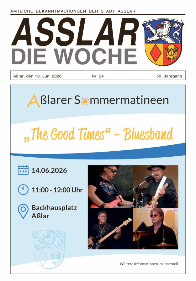 Asslar - Die Woche Titelblatt 24/2026