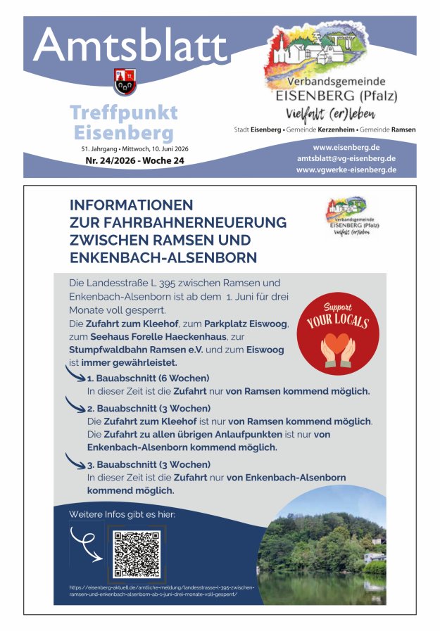Treffpunkt Eisenberg Titelblatt 24/2026