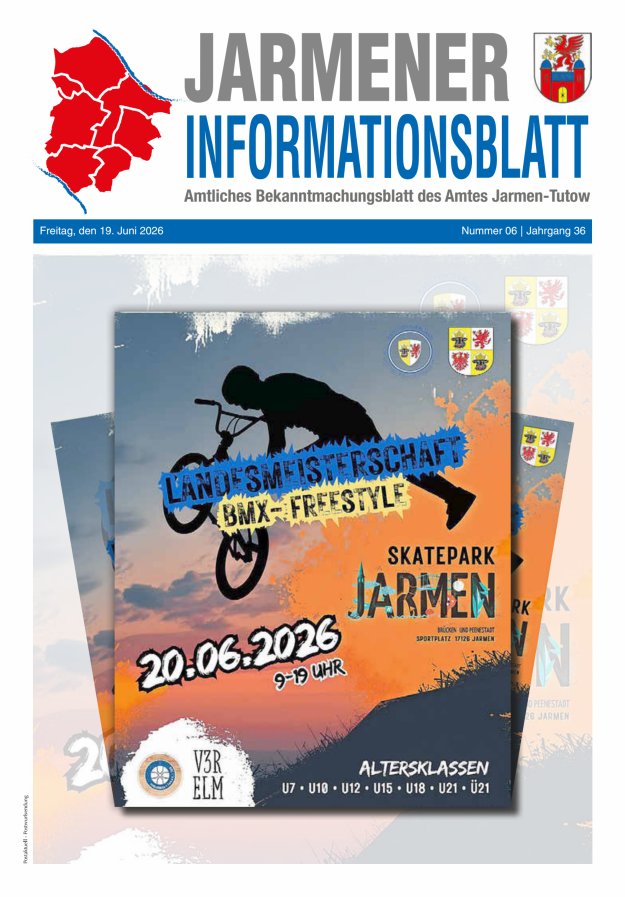 Jarmener Informationsblatt Titelblatt 06/2026