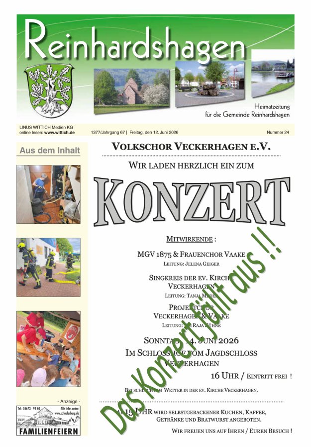 Unser Blättchen Titelblatt 24/2026
