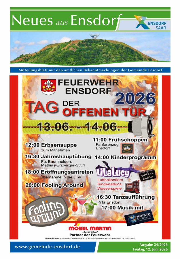 Neues aus Ensdorf Titelblatt 24/2026