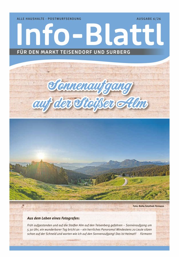 Infoblattl Teisendorf Titelblatt 06/2026