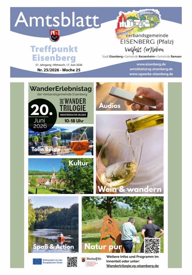 Treffpunkt Eisenberg Titelblatt 25/2026