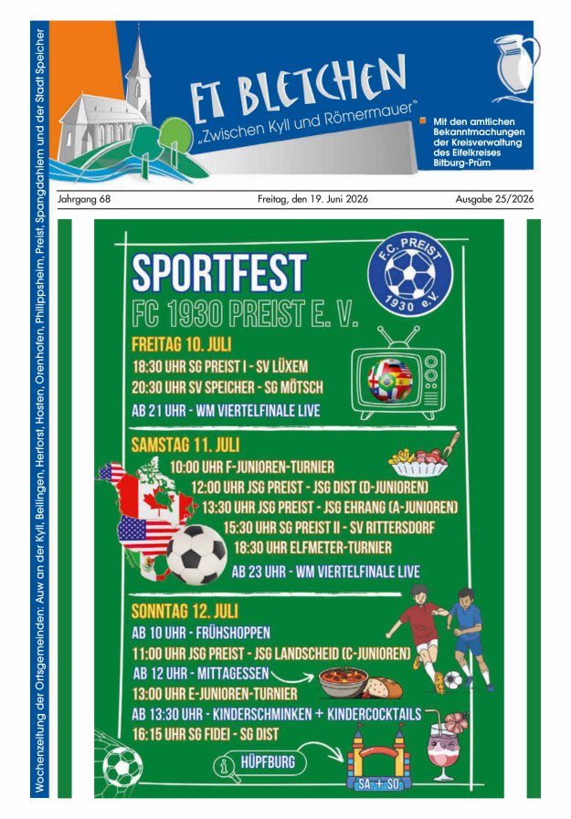 Et Bletchen VG Speicher Titelblatt 25/2026