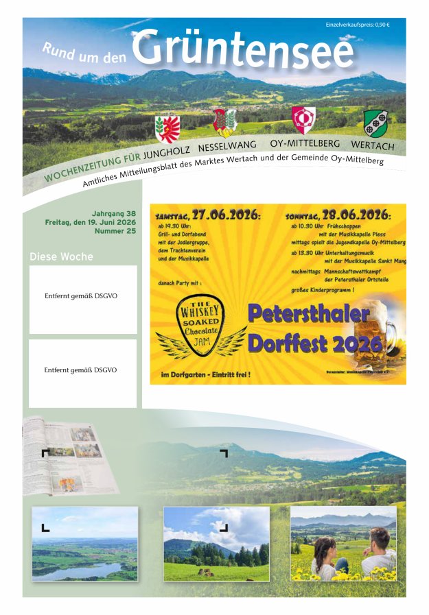 Rund um den Grüntensee Titelblatt 25/2026