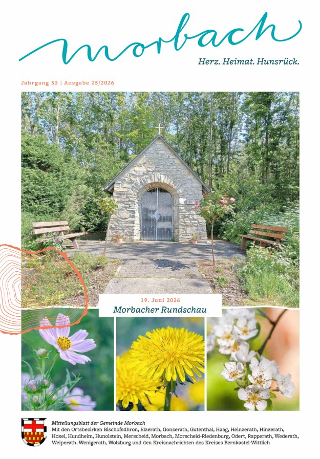 Morbacher Rundschau Titelblatt 25/2026