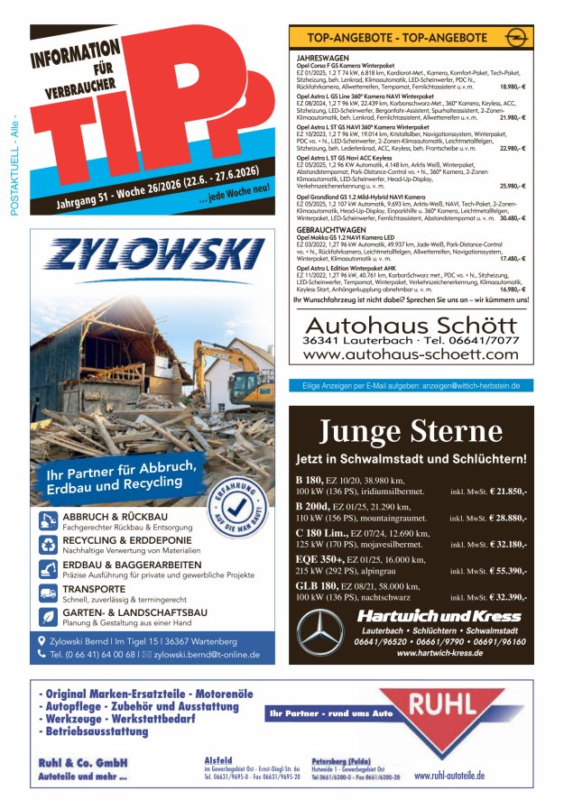 Tipp Vogelsberg Titelblatt 26/2026