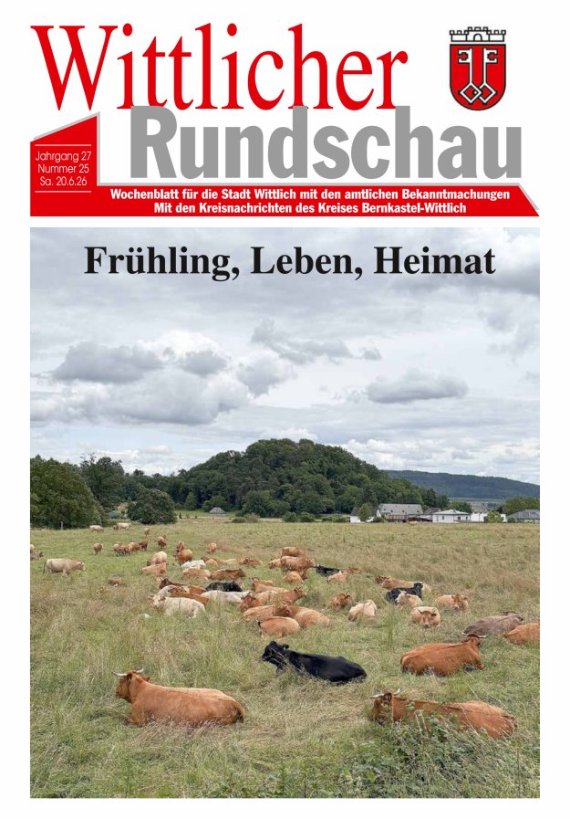 Wittlicher Rundschau Titelblatt 25/2026