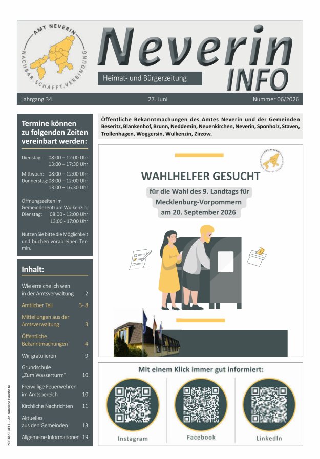 Neverin INFO Titelblatt 06/2026