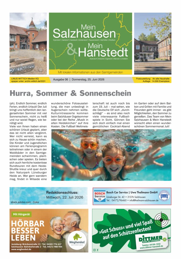 Mein Salzhausen   Mein Hanstedt Titelblatt 06/2026