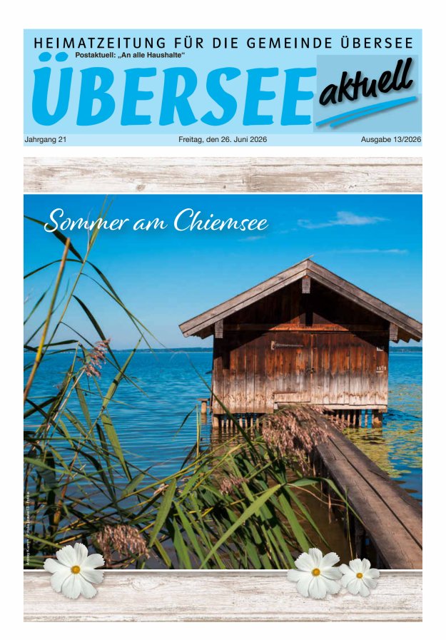 Übersee Aktuell Titelblatt 13/2026