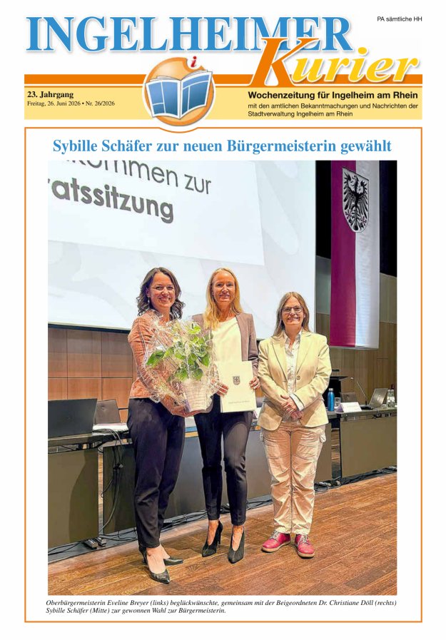 Ingelheimer Kurier Titelblatt 26/2026