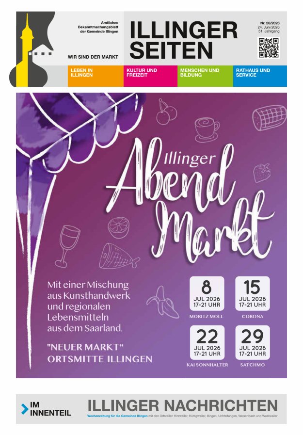 Illinger Seiten Titelblatt 26/2026