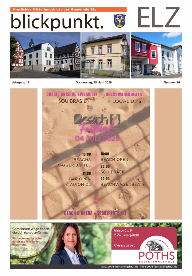 Blickpunkt Elz Titelblatt 26/2026