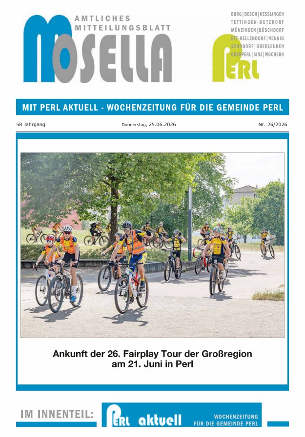 Mosella Perl Titelblatt 26/2026