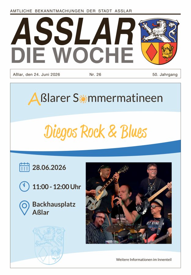 Asslar - Die Woche Titelblatt 26/2026