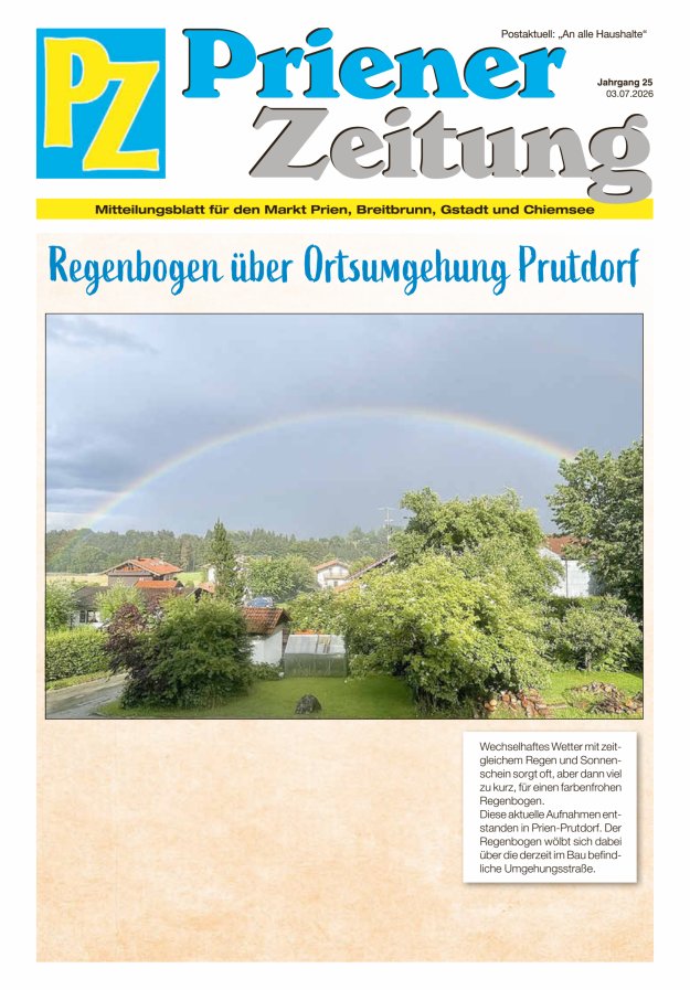 Priener Zeitung Titelblatt 06/2026