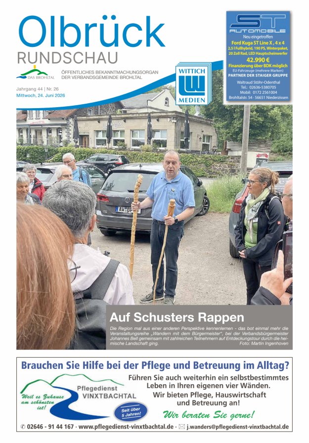 Olbrück Rundschau Titelblatt 26/2026