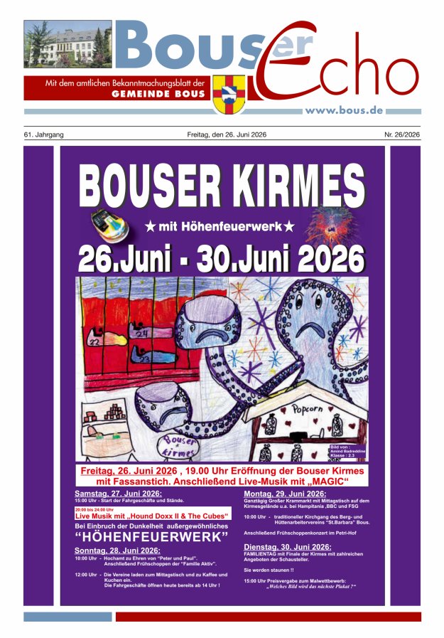 Bouser Echo Titelblatt 26/2026